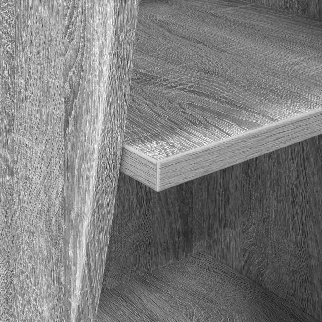 Mobile angolare 32x32x102cm Legno ingegnerizzato Grigio Sonoma 889861