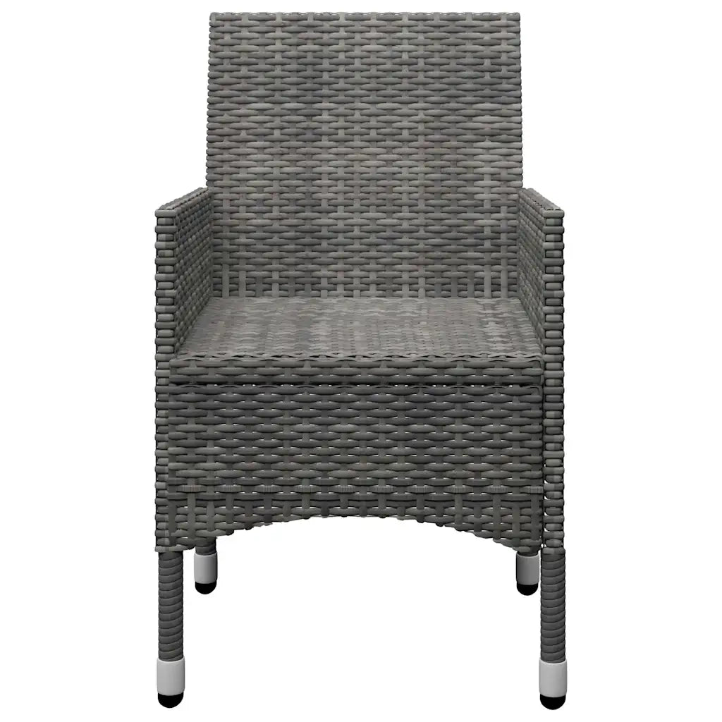 Set Mobili da Pranzo per Giardino 11 pz Grigio 3067872