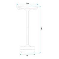 Lampada Da Comodino App1373-t Grey