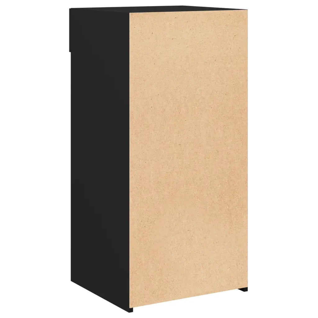 Credenza | Madia | Buffet da pranzo | Armadio da pranzo Nera 45x42,5x93 cm in Legno Multistrato