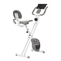Bicicletta da Fitness Pieghevole con Schermo LCD, Nero