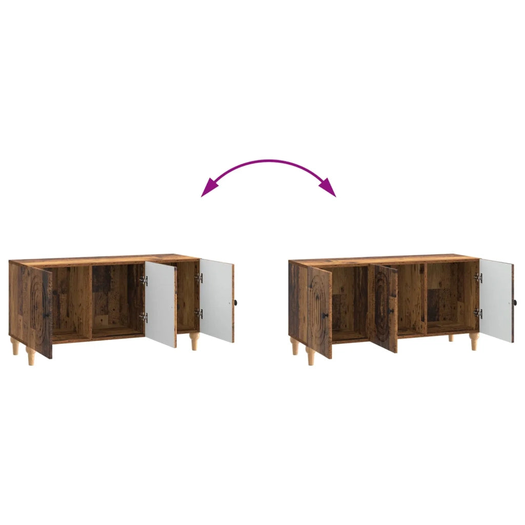 Mobile TV Legno antico 99 x 34,5 x 50 cm Legno ingegnerizzato