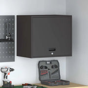 Armadio a muro per garage Nero 60 x 40 x 53 cm