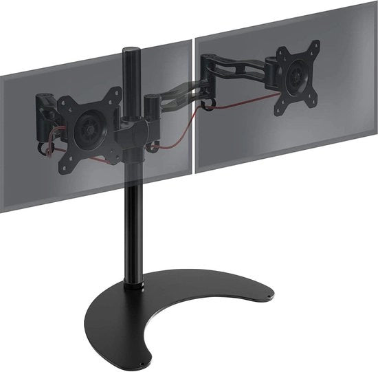 Sostegno per schermo laptop - Standaard per laptop - Sostegno per monitor - Braccio per monitor - Sostegno per schermo monitor