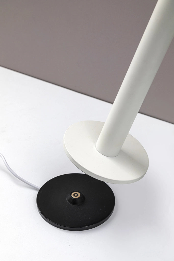 Voice Lampada da Tavolo Portatile LED 2,2W 2700K IP54 Bianca - Design Orientabile 360° con Torcia Rimovibile Magnetica e Dimmer Touch - Rossini Group