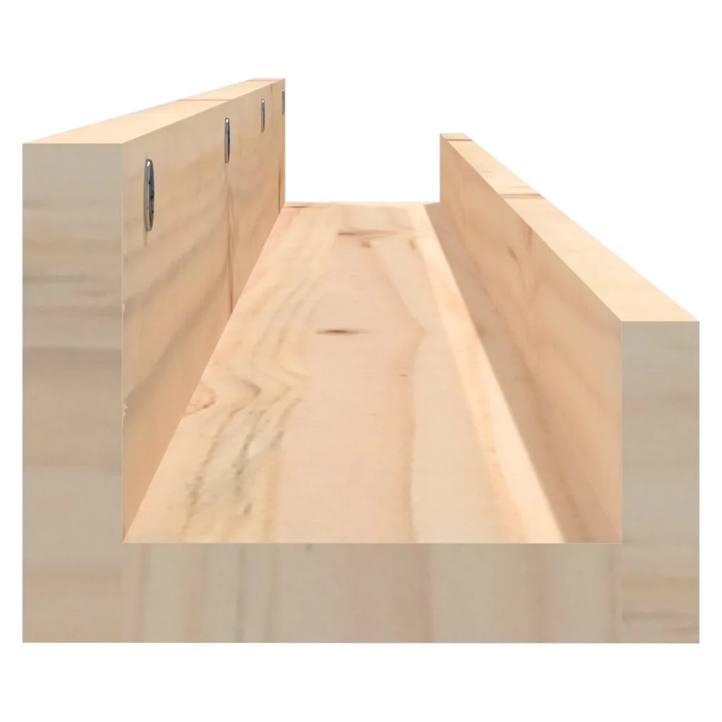 Mensole da Parete 2 pz 110x12x9cm in Legno Massello di Pino cod mxl 33432