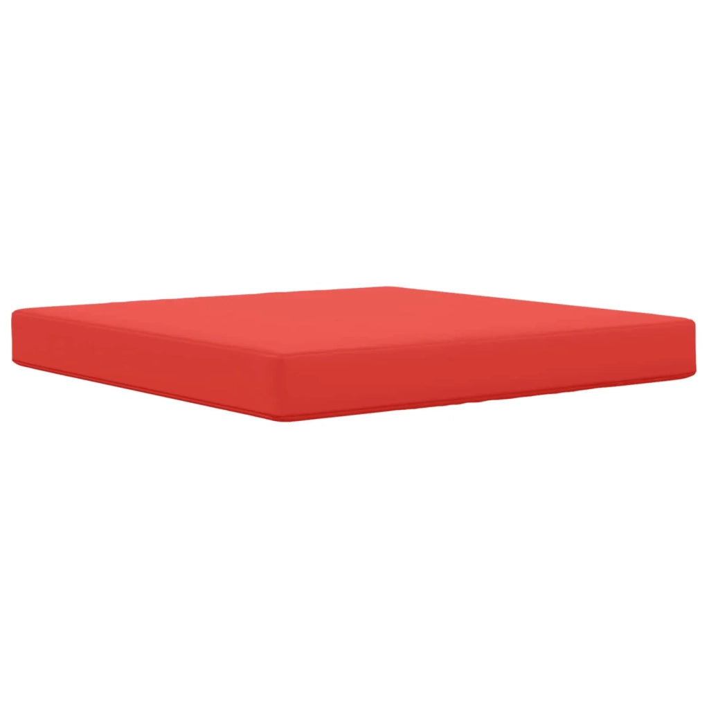 Cuscino per divano da esterno Rosso 80 x 80 x 8 cm Poliestere