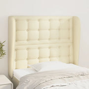 Testiera ad Orecchio Crema 93x23x118/128 cm in Similpelle 3118036