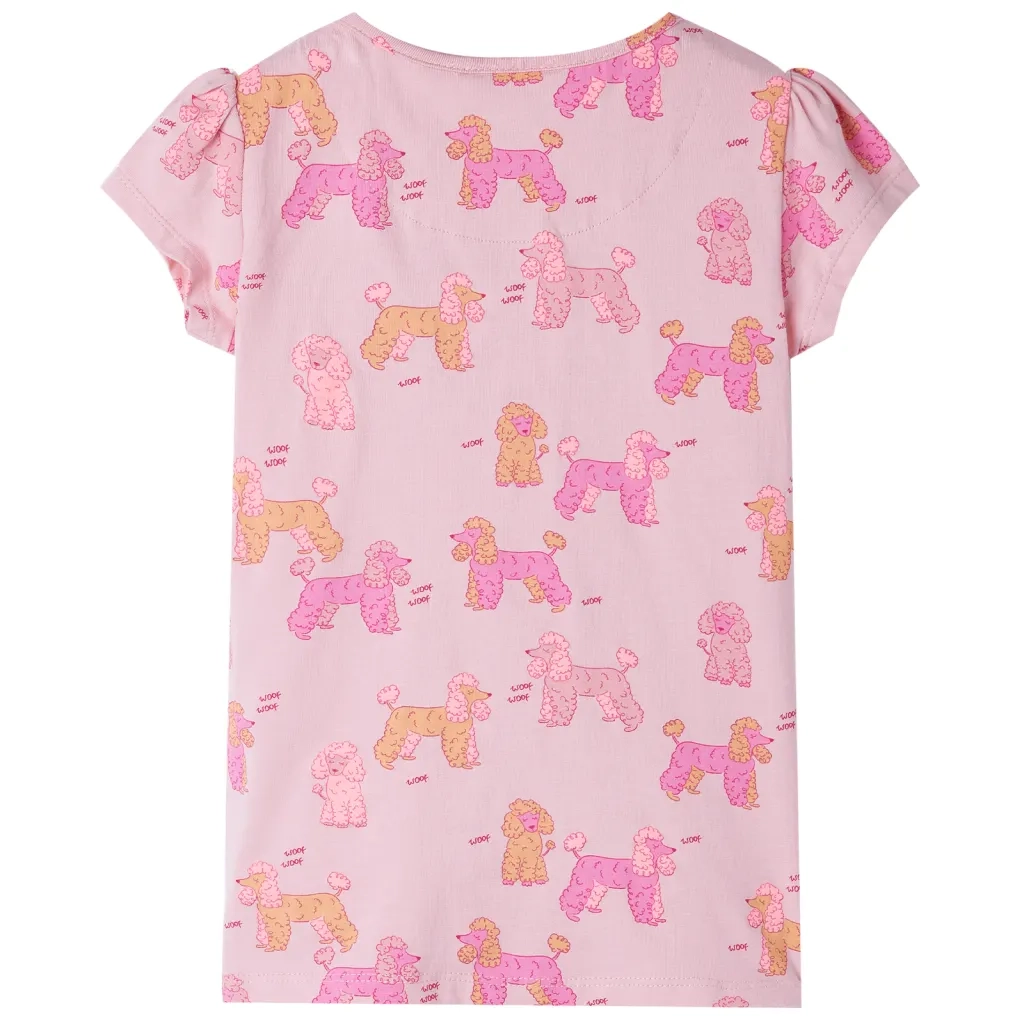 Pigiama da Bambina a Maniche Corte Rosa Chiaro 104 CFW1796492