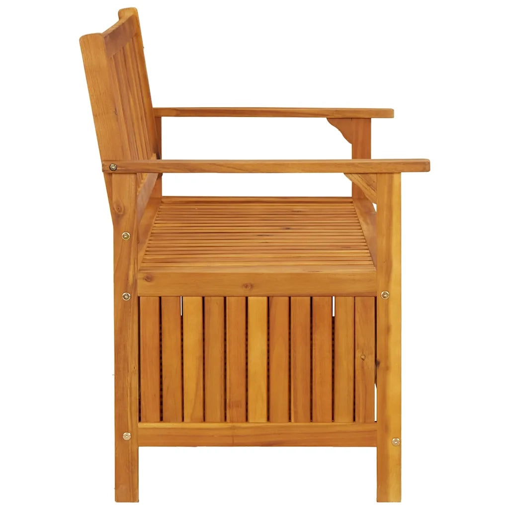 Cassapanca da Giardino 120 cm in Legno Massello di Acacia 310279