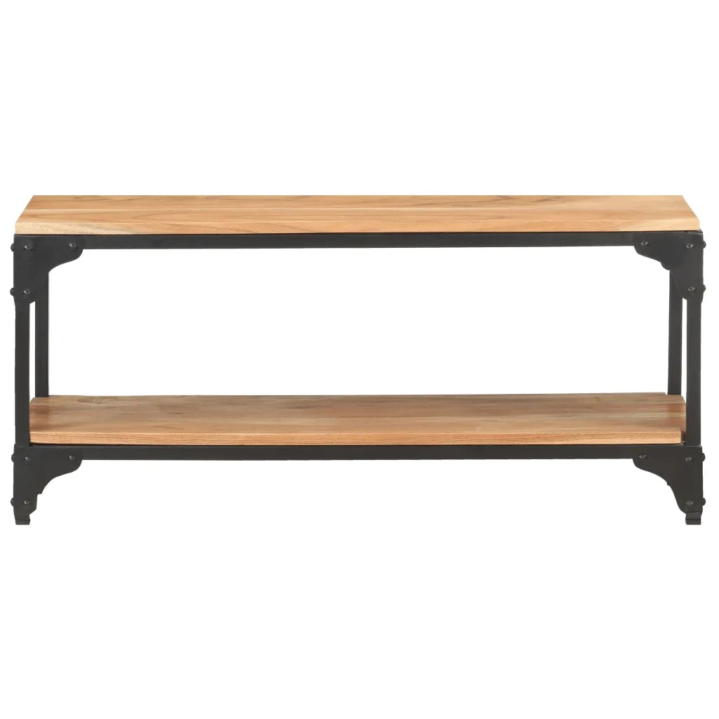 Tavolino da Salotto 90x30x40 cm in Legno Massello di Acacia 320260