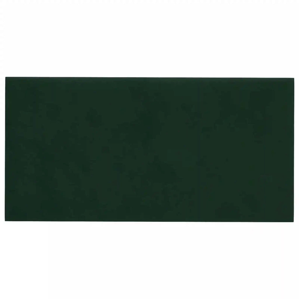 Testiera da Parete 12 pcs Verde Scuro Velluto
