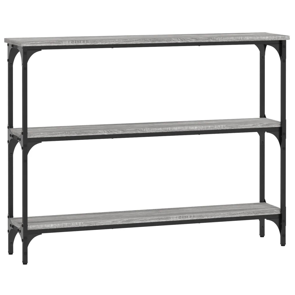 Tavolino Consolle Grigio Sonoma 100x22,5x75cm Legno Multistratocod mxl 83328