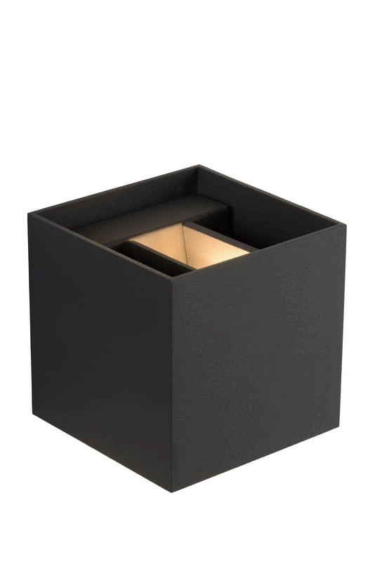 Applique Lucide XIO nera in alluminio G9 4W 2700K 380lm