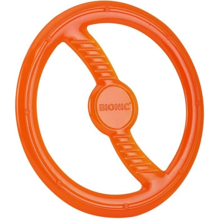 Giocattolo per cani - BIONIC - Anello da lancio e tiro - Tutte le taglie di cani - Gomma ultra resistente - Senza piombo, BPA e ftalati