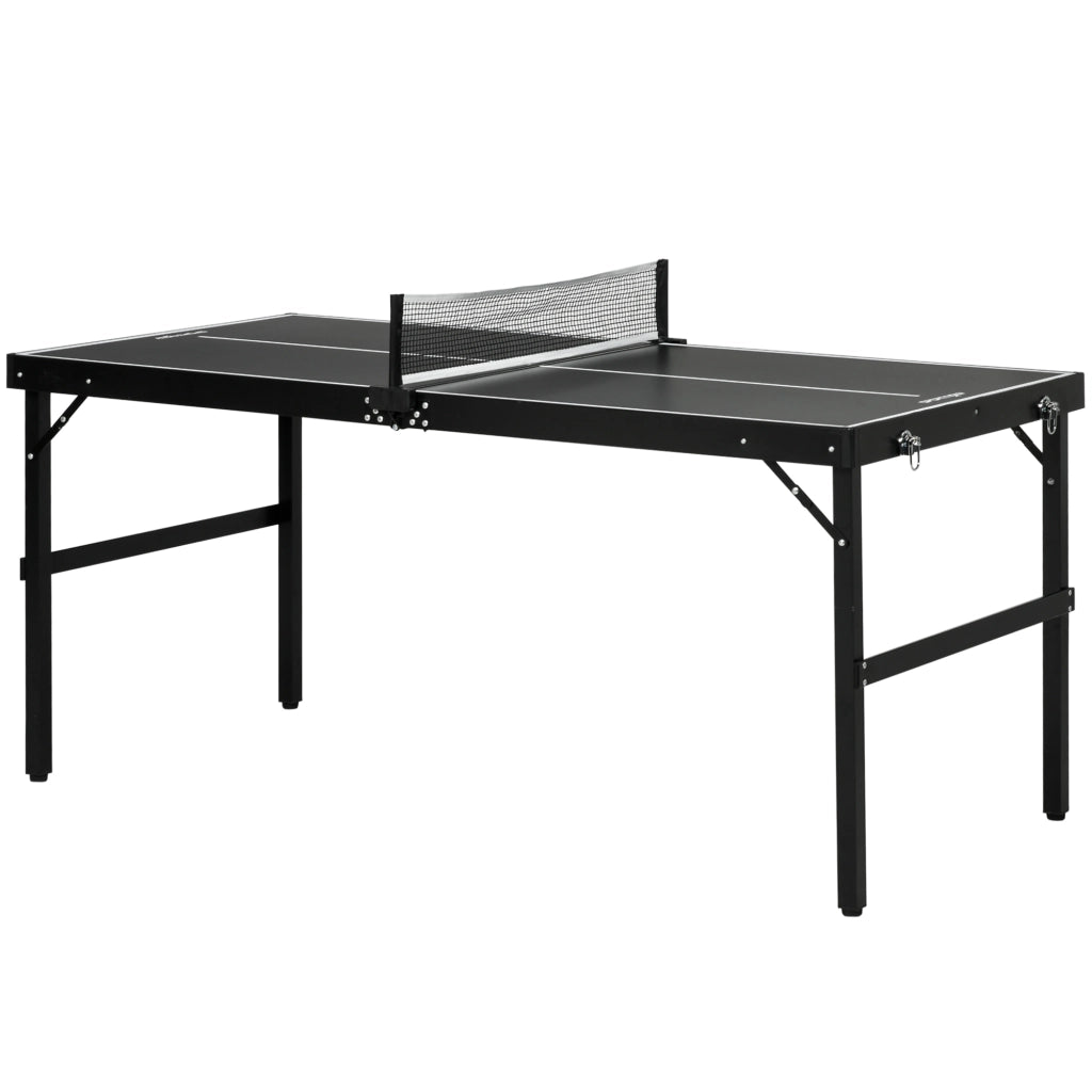 Tavolo da Ping Pong Pieghevole ¨C Xylo ¨C Telaio Alluminio Nero 152x76x72 cm
