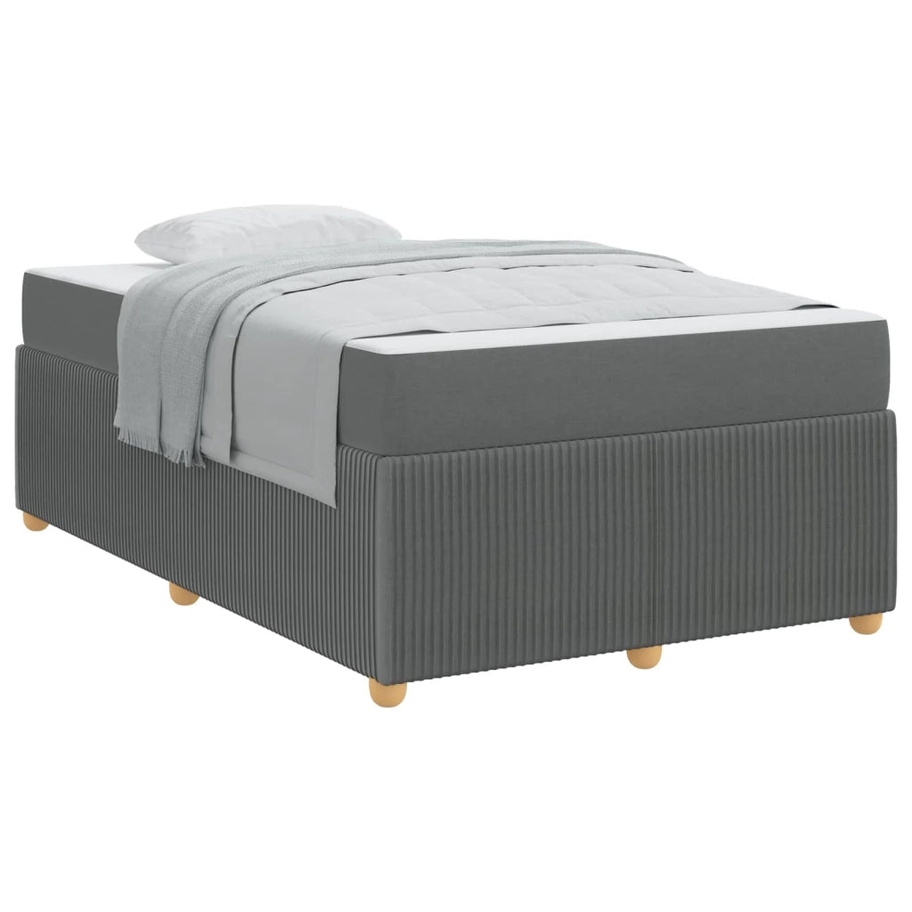Struttura del letto Grigio scuro 120 x 190 cm Tessuto 3398367
