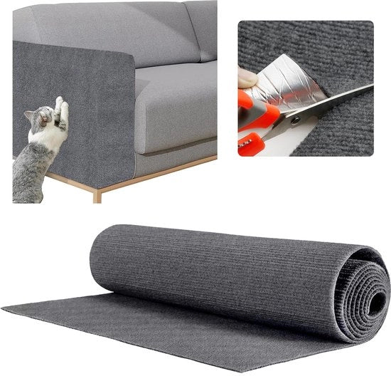 Protezione anti-urina per gatti - adesivo - 30 x 100 cm - grigio