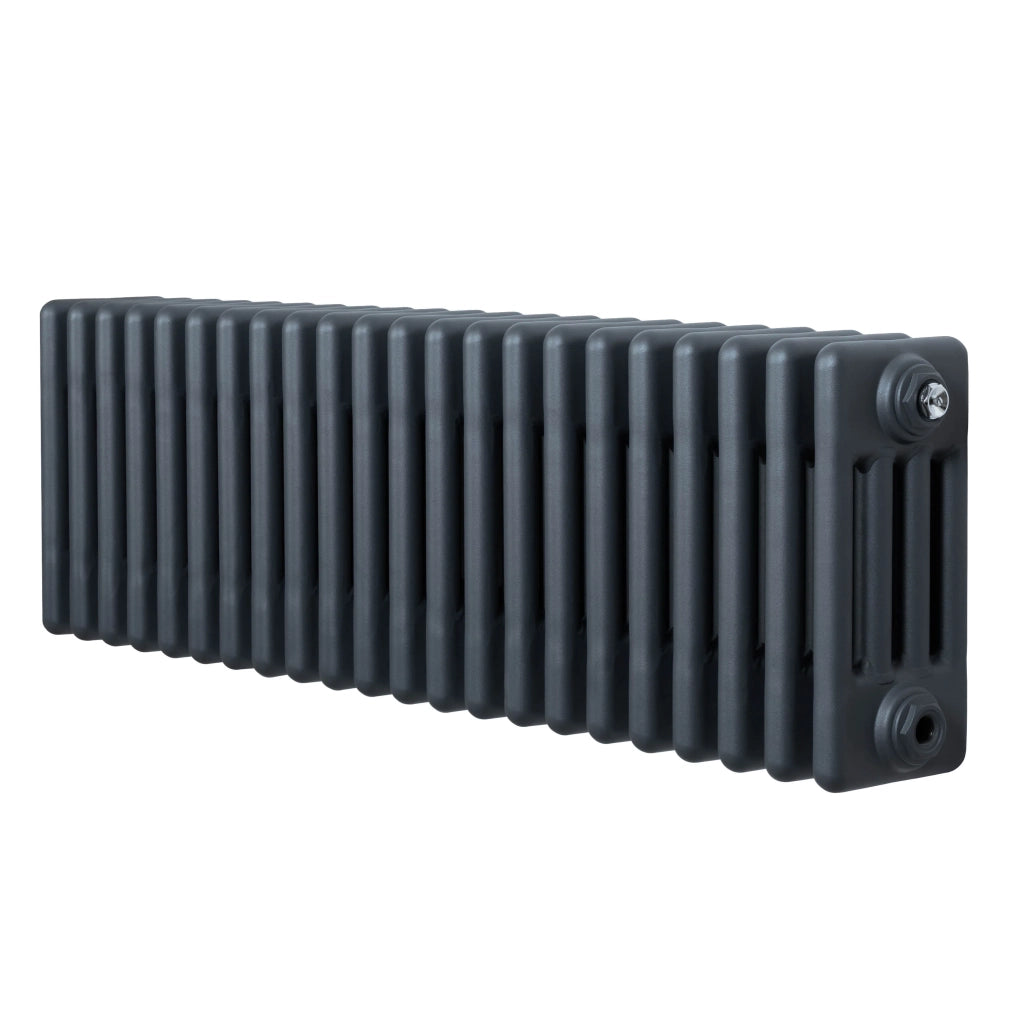 Radiatore Tradizionale 4 Colonne Orizzontale Antracite 300 x 1010 mm