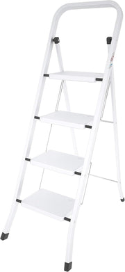 Sgabello Scala in acciaio a 4 gradini salvaspazio mod. FACTOTUM COLOMBO
