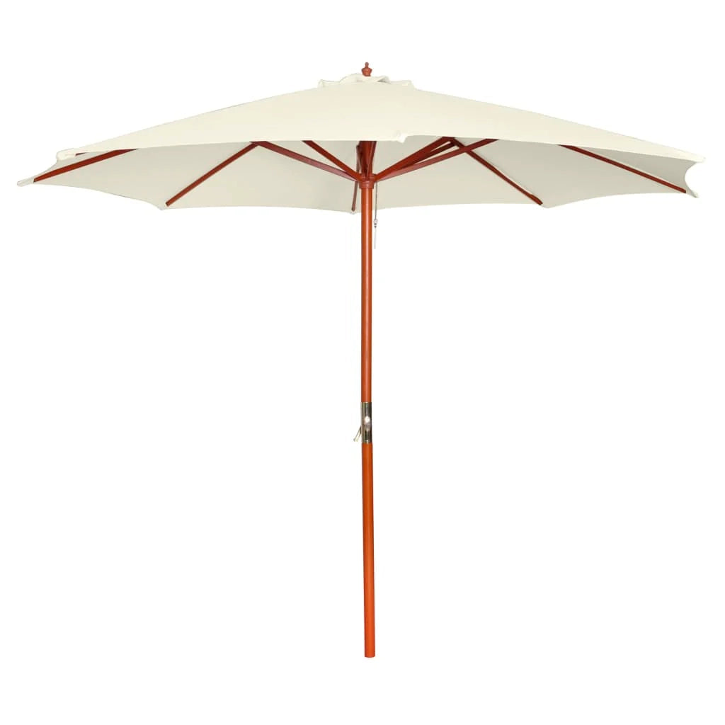 Ombrellone 300 x 258 cm bianco sabbia 02_0008036