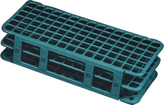Rack per tubi reattivi 12 o 13 mm di diametro 90 posti 5 pezzi - contenuto incluso