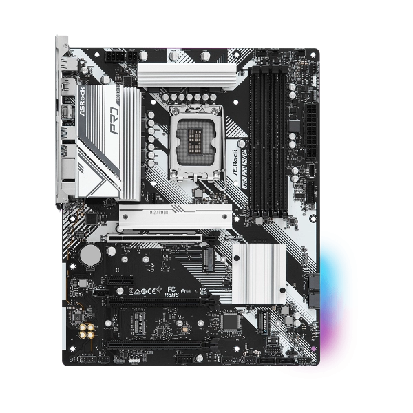 Asrock Mb 1700 12/13gen. B760 Pro Rs/d4 4xddr4 4xsata M.2 Rgb Hdmi/dp