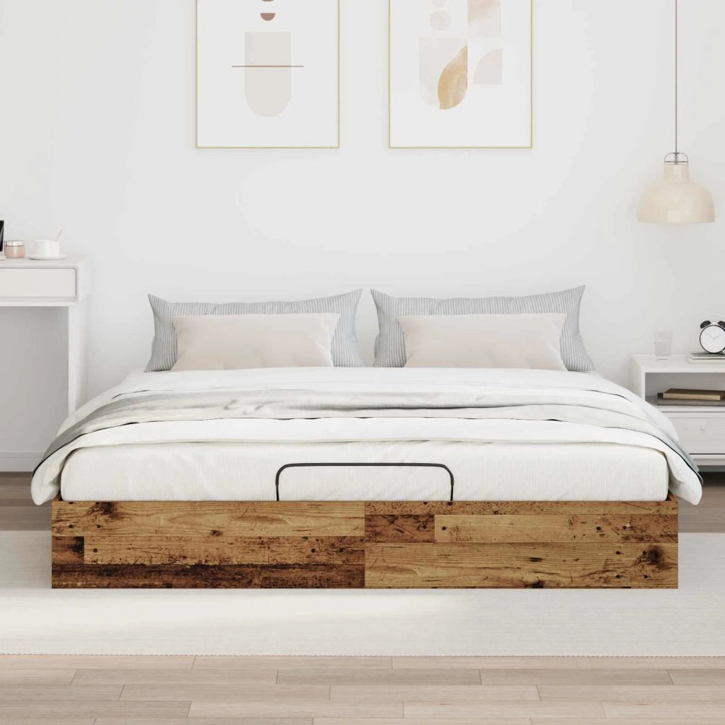 Letto ottomano Legno vecchio 193 x 120 x 25 cm Truciolare