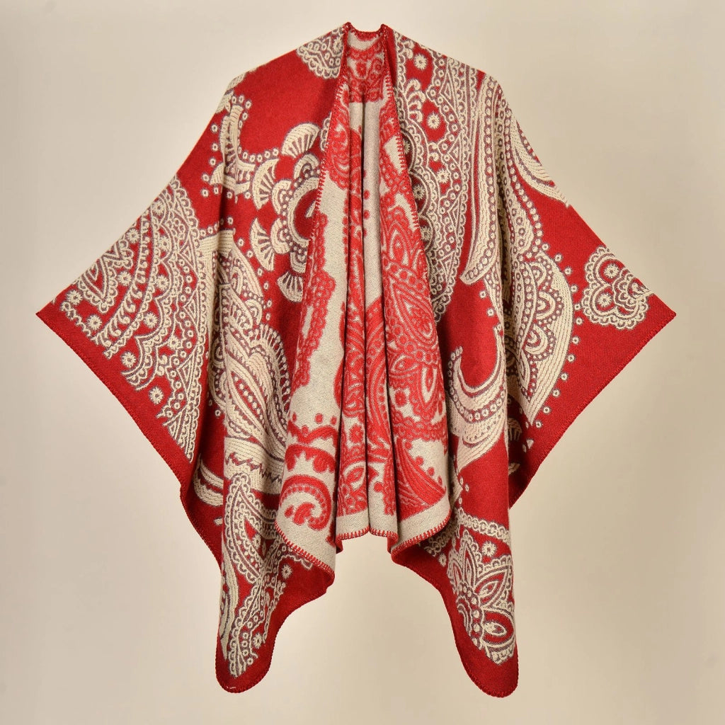 Sciarpa da donna, ideale per viaggi, campeggio, servizi fotografici, cardigan caldo, cappa, mantello