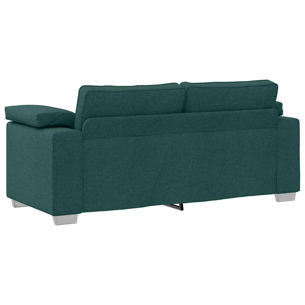 Divano a due posti Verde Scuro 180 cm Tessuto 4105232