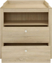 Organizzatore per la camera da bambino - Organizzatore multifunzione per la camera da bambino - Cambia pannolino neutro con spazio di riposo - Beige - 96x102x69 cm