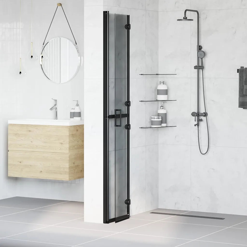 Parete doccia walk-in Nero 70 x 6,5 x 190 cm CFW4407965