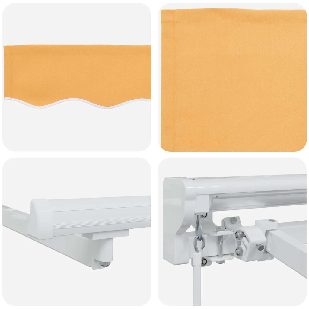 Cornice per Tenda Manuale con LED Sabbia 3,5 x 2,5 m 3426001