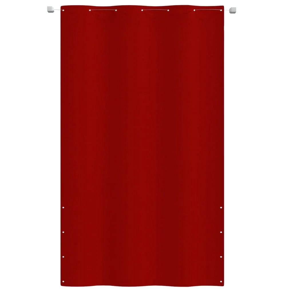 Paravento per balcone frangivista 140 x 240 cm tessuto Oxford rosso 02_0010350