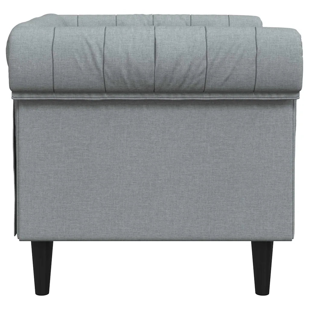 Divano Grigio chiaro 78,5 x 74,5 x 74,5 cm Poliestere 42013004