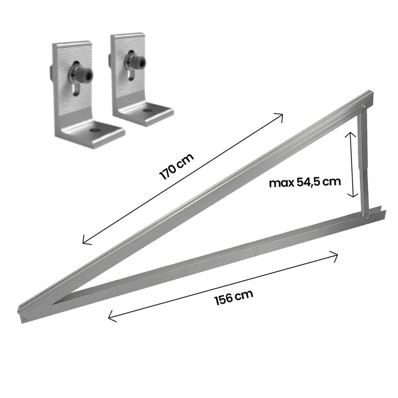 Kit Supporto triangolare con angolo regolabile 10°-15° Per VT-450 VT-545 SKU-11387
