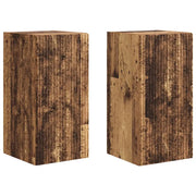 Mobile TV da parete 2 pz | Armadietto TV | Mobile Porta TV Legno vecchio 30 x 31 x 60 cm