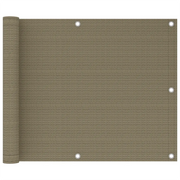 Paravento da Balcone Grigio Talpa 75x300 cm in HDPE cod mxl 11619