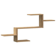 Scaffale a parete | Ripiano a parete | Mensola a parete Rovere Artigianale 104x15x49 cm in Truciolato