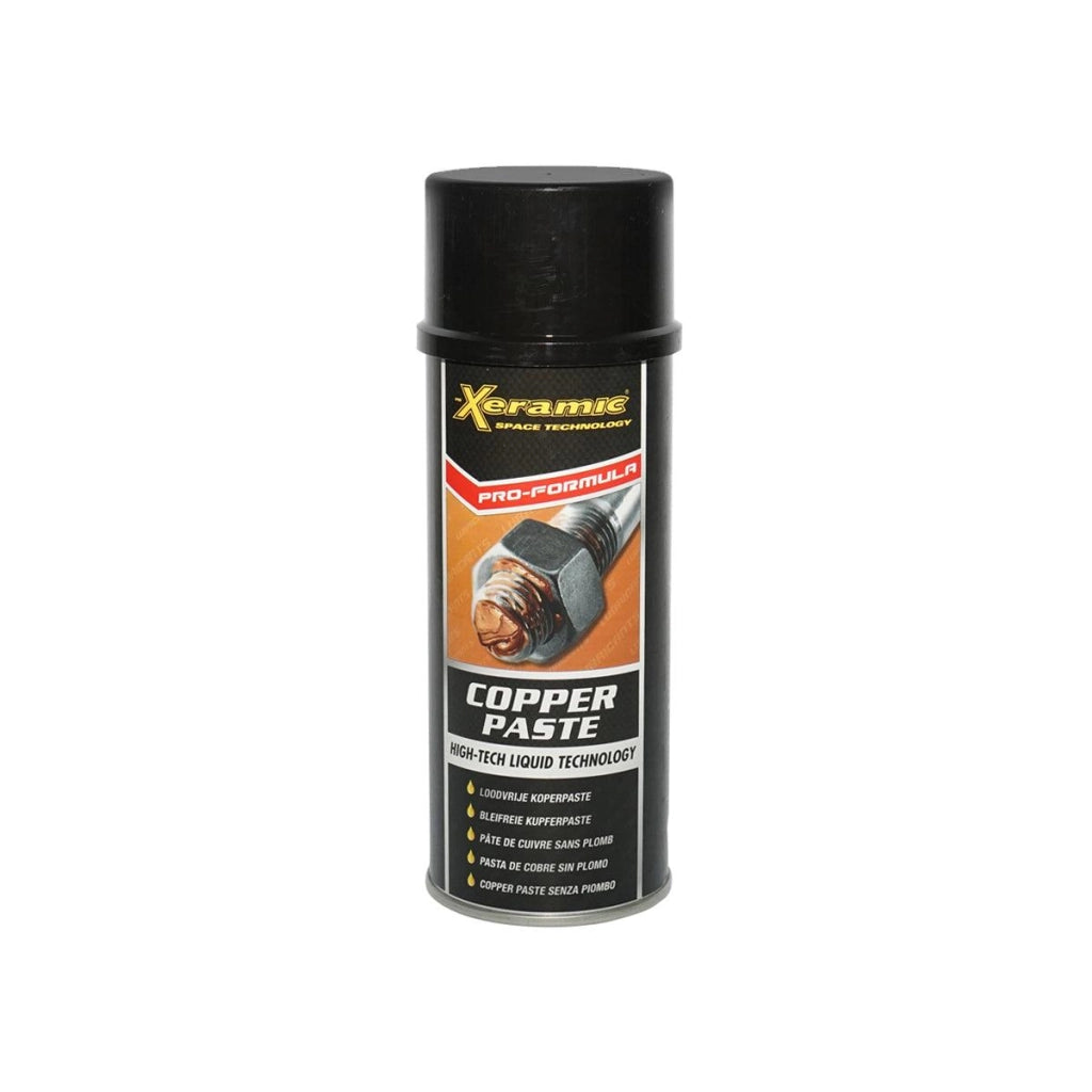 Xeramic Spray al Rame Professionale 400 ml, Previene Ruggine e Corrosione, Resistente a Pressioni e Temperature Elevate, da -35°C a +1.100°C