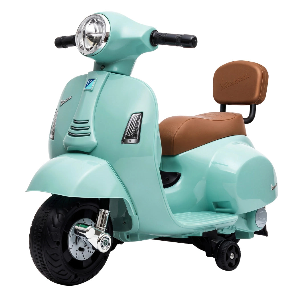Elektro Motorrad Kinder Mini Vespa GTS 6V Elektromotorrad Grün