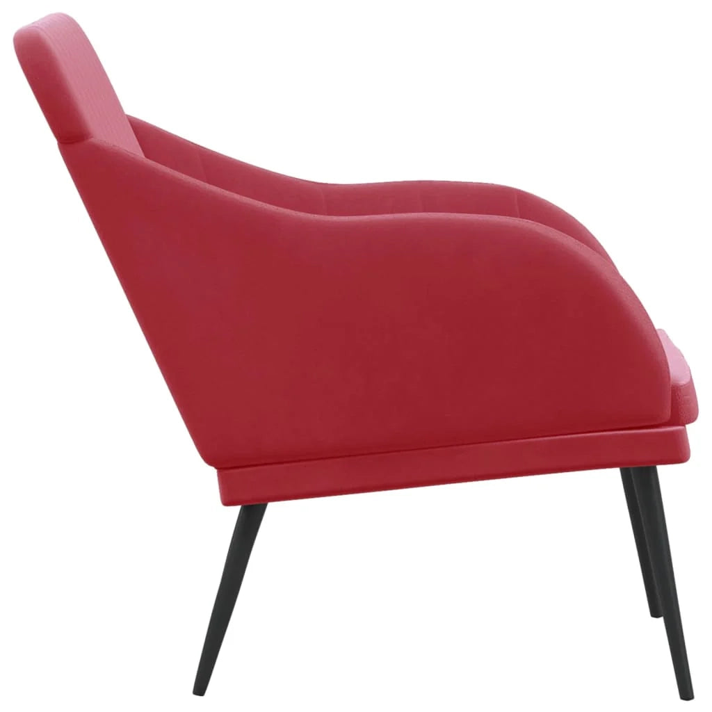 Panca/panca rosso bordeaux x 110 x 76 x 80 cm velluto 02_0010579