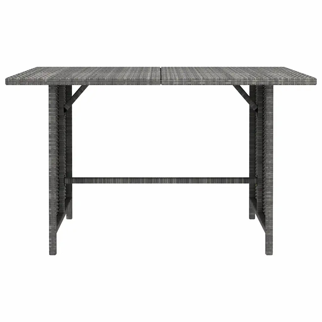 Set Divani da Giardino 9 pz con Cuscini in Polyrattan Grigio 3059772