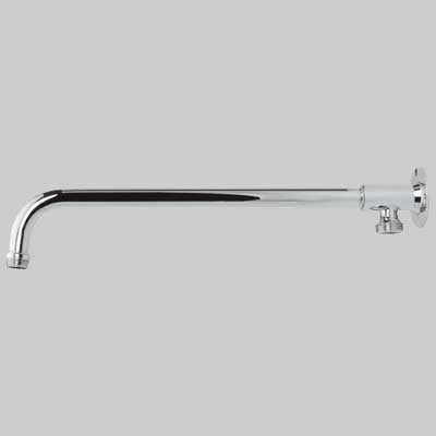 BRACCIO DOCCIA CON PRESA ACQUA ESTERNA  cm 30 1/2x1/2     MADE IN ITALY