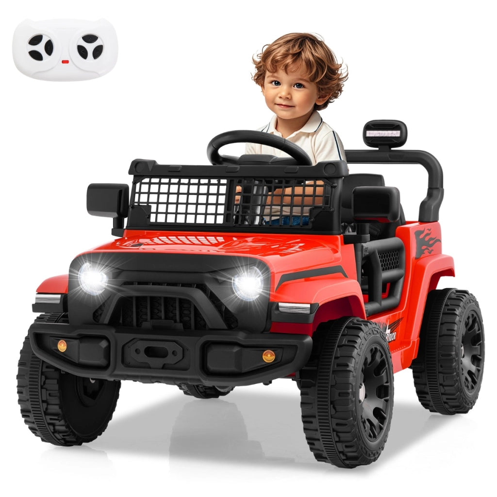Auto elettrico per bambini 12V con telecomando, Veicolo elettrico con 3 velocit¨¤ Rosso