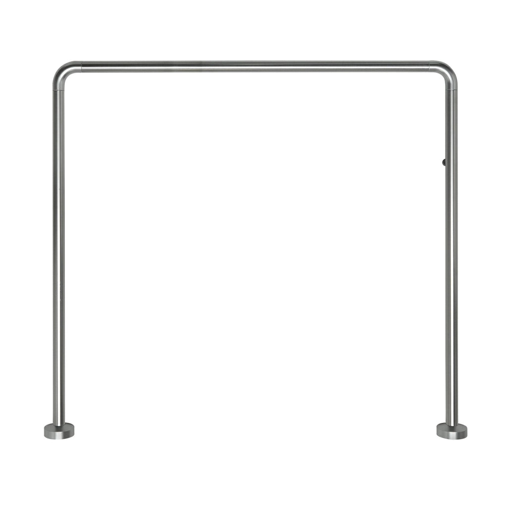 TELAIO ANGOLARE DOCCIA 80X80X80  CM ALLUMINIO ANODIZZATO - GEDY