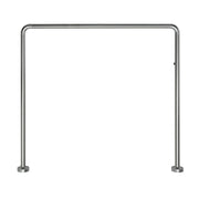 TELAIO ANGOLARE DOCCIA 80X80X80  CM ALLUMINIO ANODIZZATO - GEDY