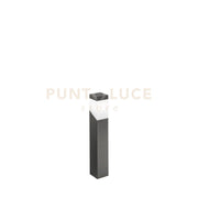 GES610- PALETTO GRIGIO ANTRACITE 1 LUCE ATTACCO E27 IP44 ALLUMINIO 60CM
