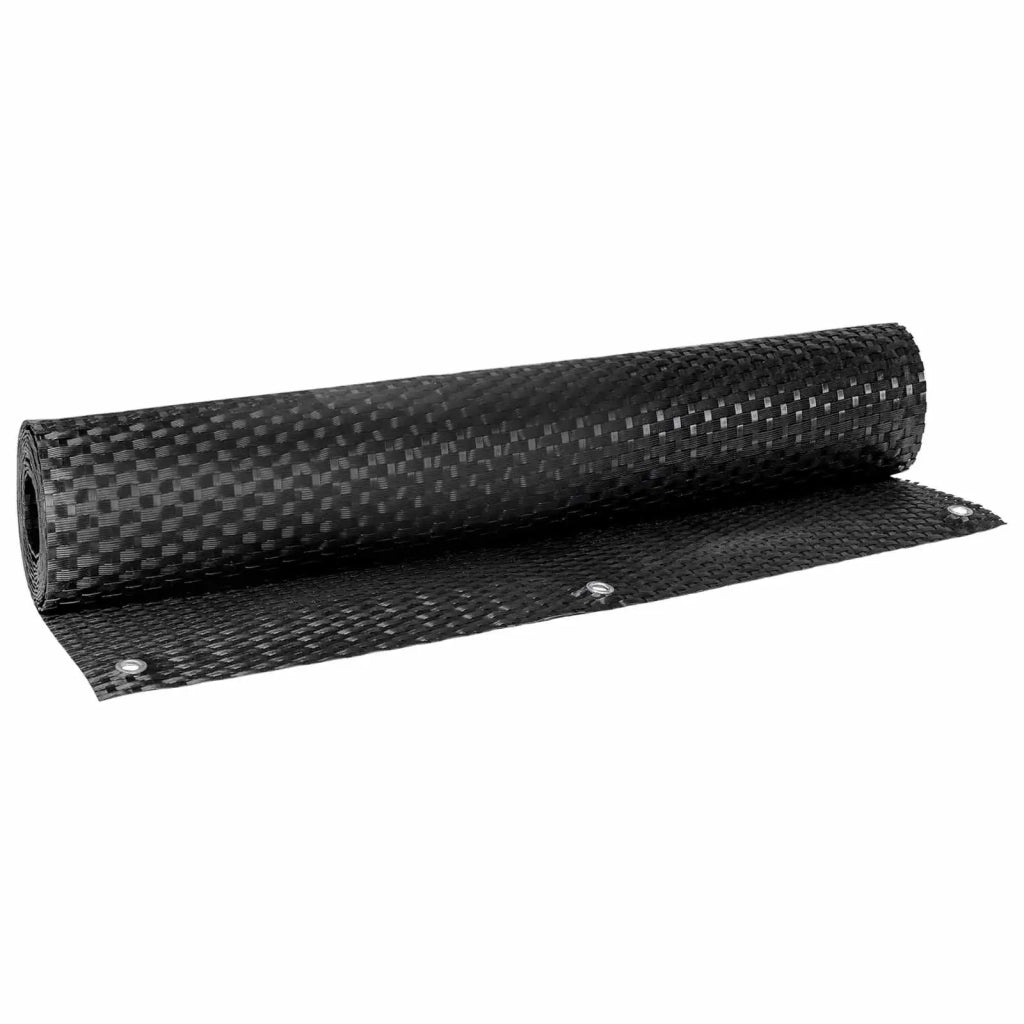 Schermo per Balcone con Occhielli Nero 42032658
