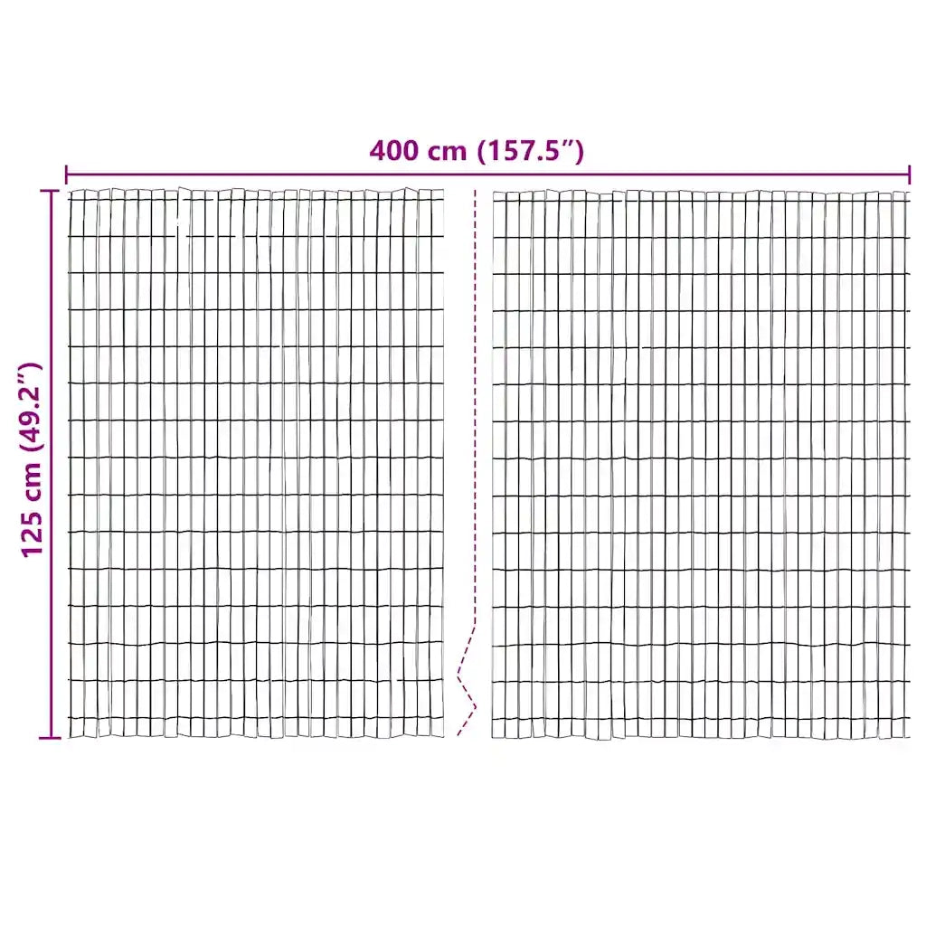 Recinzione in corteccia Marrone 400 x 125cm Corteccia 42006508